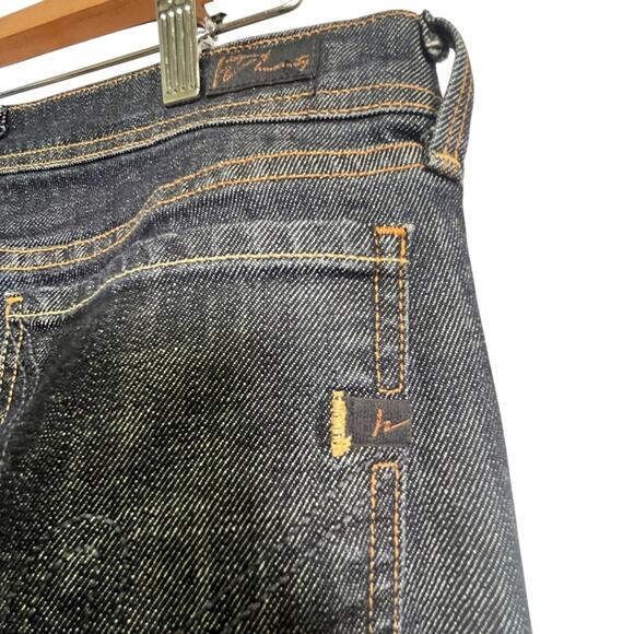 Citizens of Humanity Ava Low Waist Stretch Straight Leg Dark Denim Jean Size 30 - Picture 8 of 16